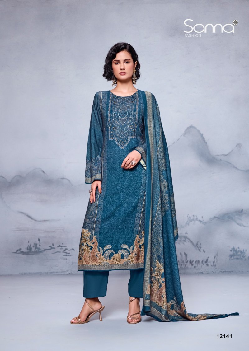 Cazira By Sanna Viscose Pashmina Dress Materials